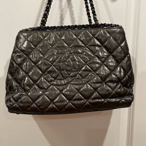 Original Chanel bag dark grey
